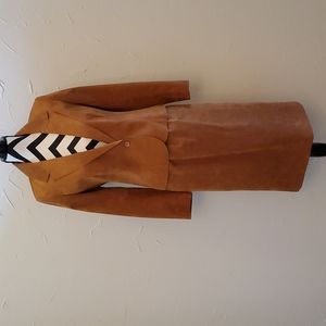 Vintage Ultrasuede Brown Jacket & Skirt 10
